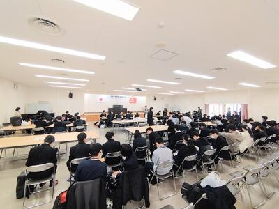 開会式、筆記競技会場