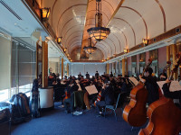 ホテルでの練習