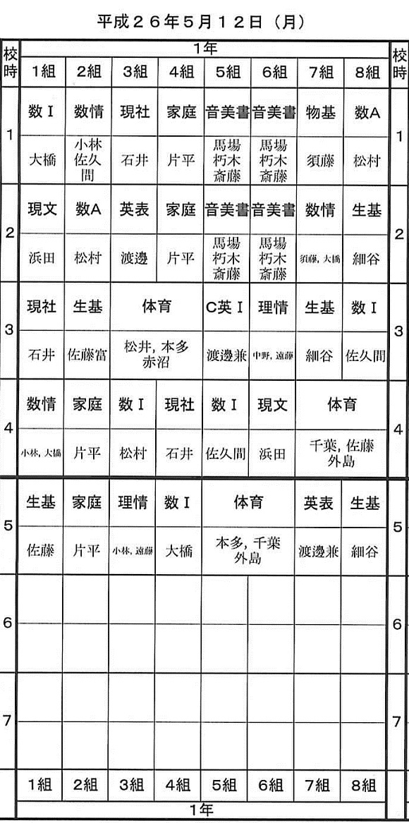 学校行事 部活動 福島県立福島高等学校